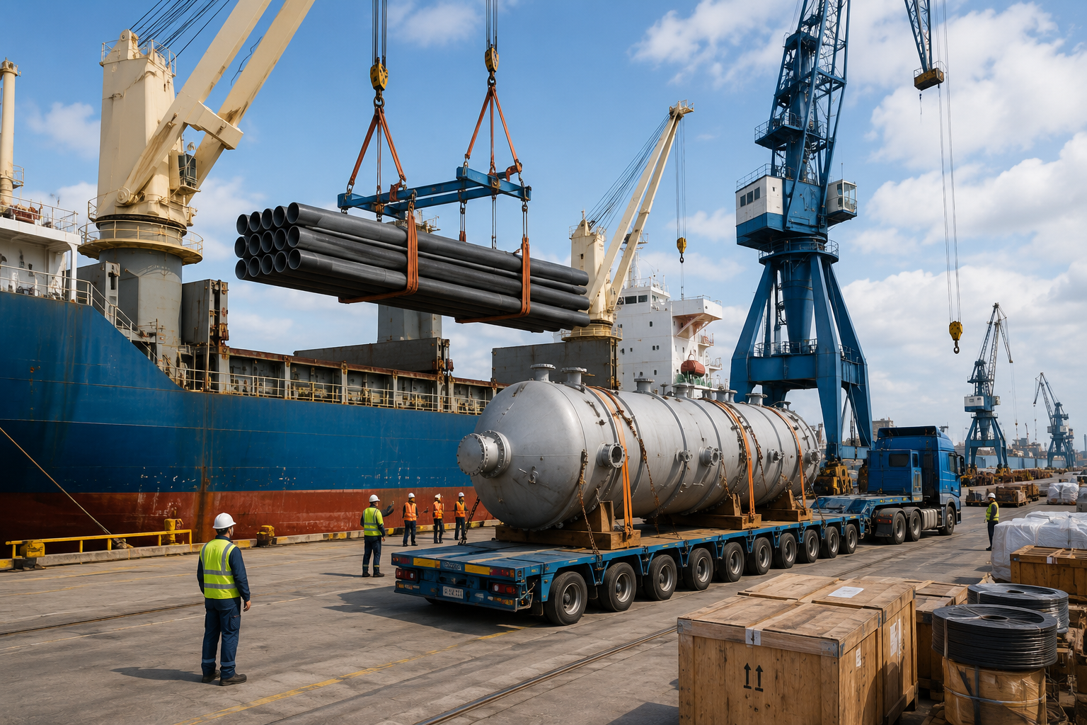 Break bulk cargo handling