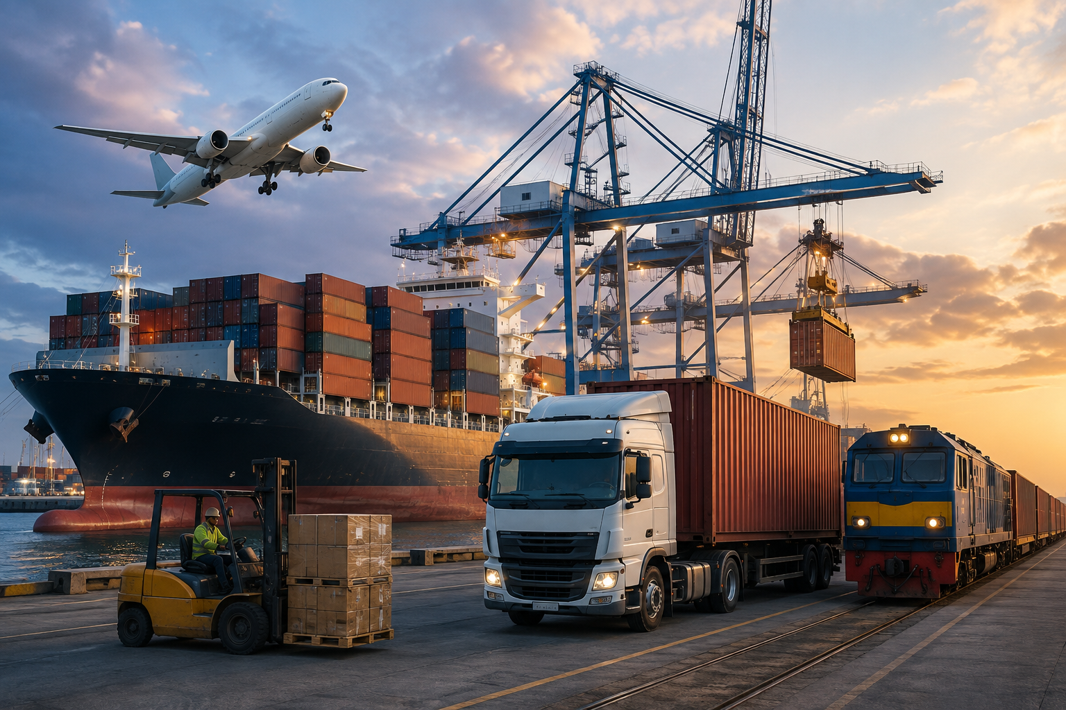 Cross trade shipment routing